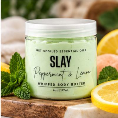 Slay Whipped Body Butter – Peppermint & Lemon