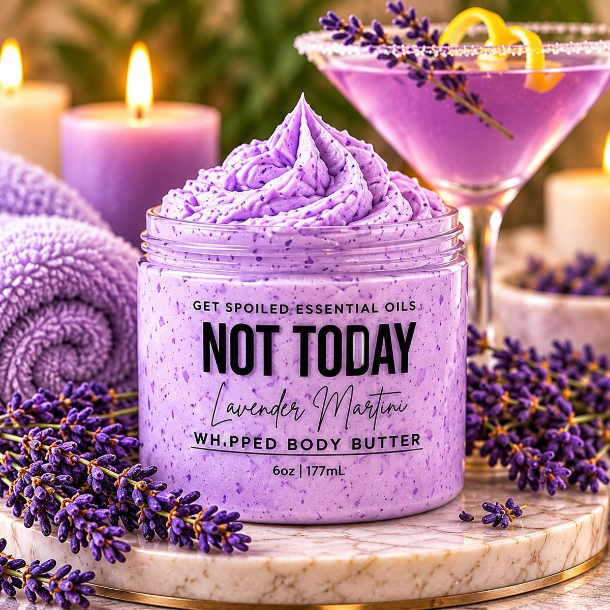 Not Today Whipped Body Butter – Lavender Martini