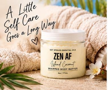 Zen AF Whipped Body Butter – Island Coconut