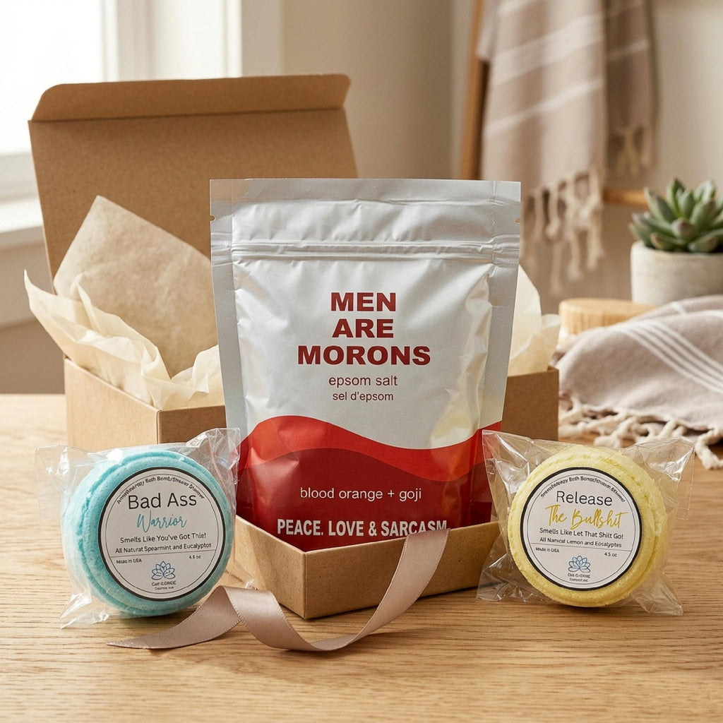 Salty Breakup Bath Gift Set – Epsom Salt & Bath Bombs