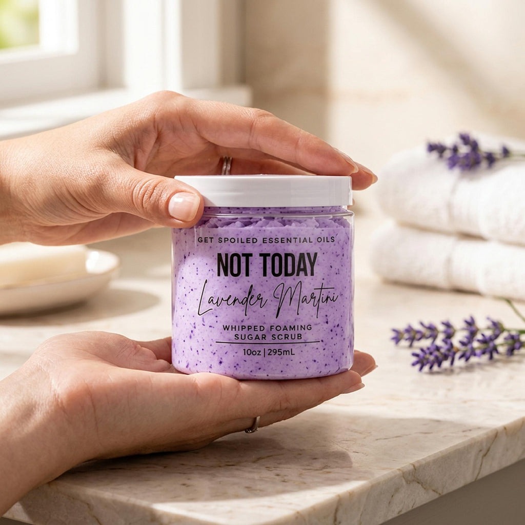 Not Today Whipped Foaming Sugar Scrub – Lavender Martini