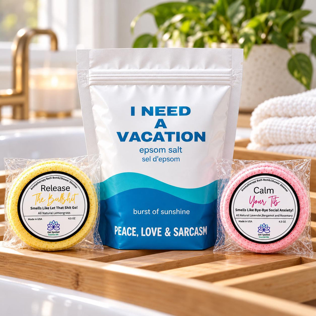 I Need a Vacation Bath Gift Set