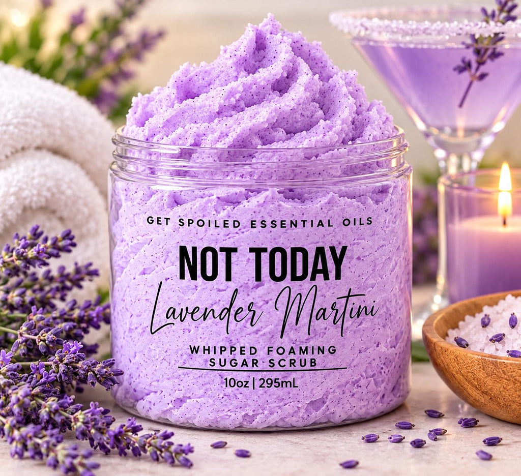 Not Today Whipped Foaming Sugar Scrub – Lavender Martini