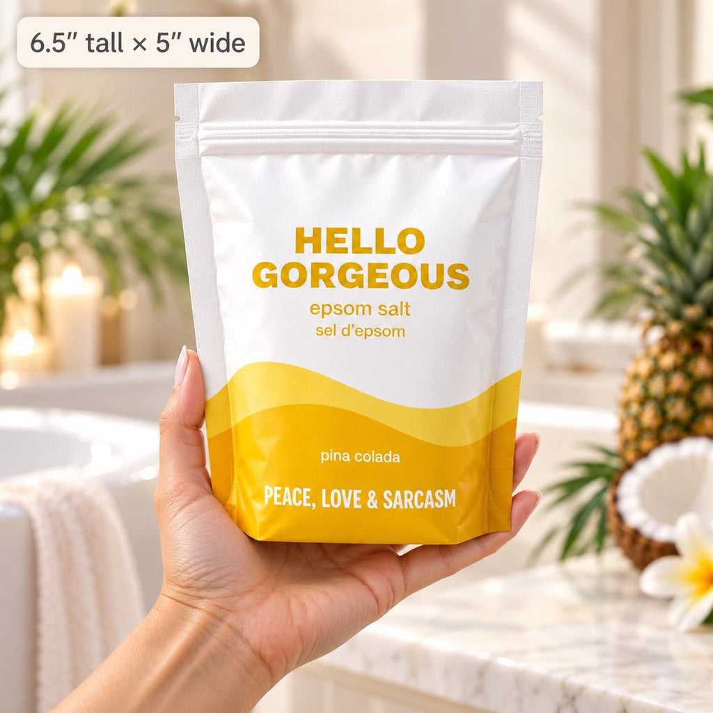 Hello Gorgeous Epsom Salt Bath Soak – Piña Colada