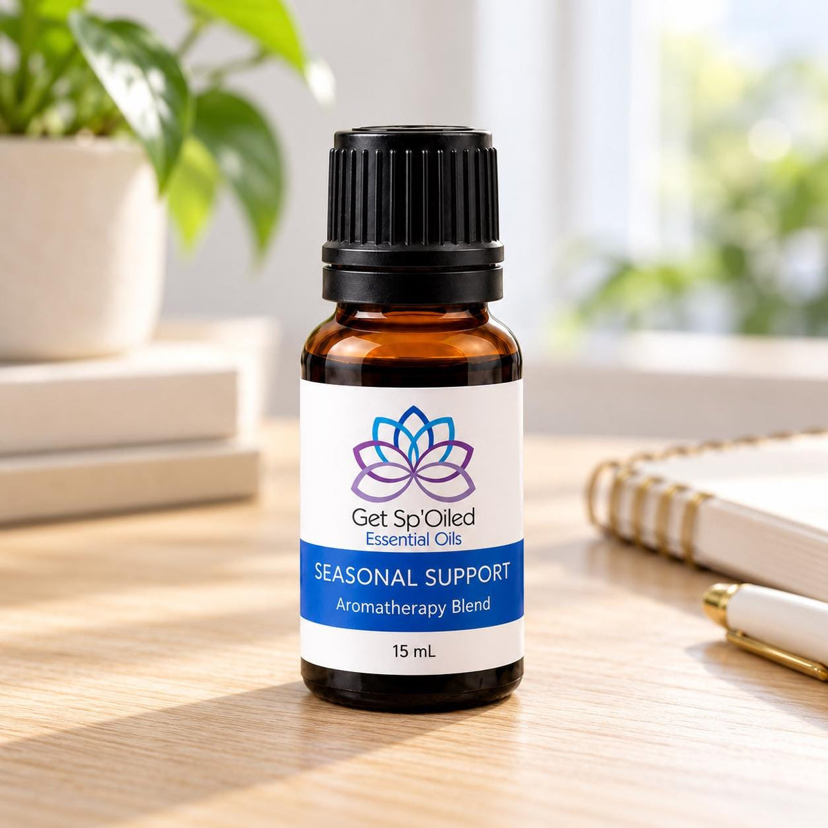 Get Seasonal Support Essential Oil Diffuser Blend