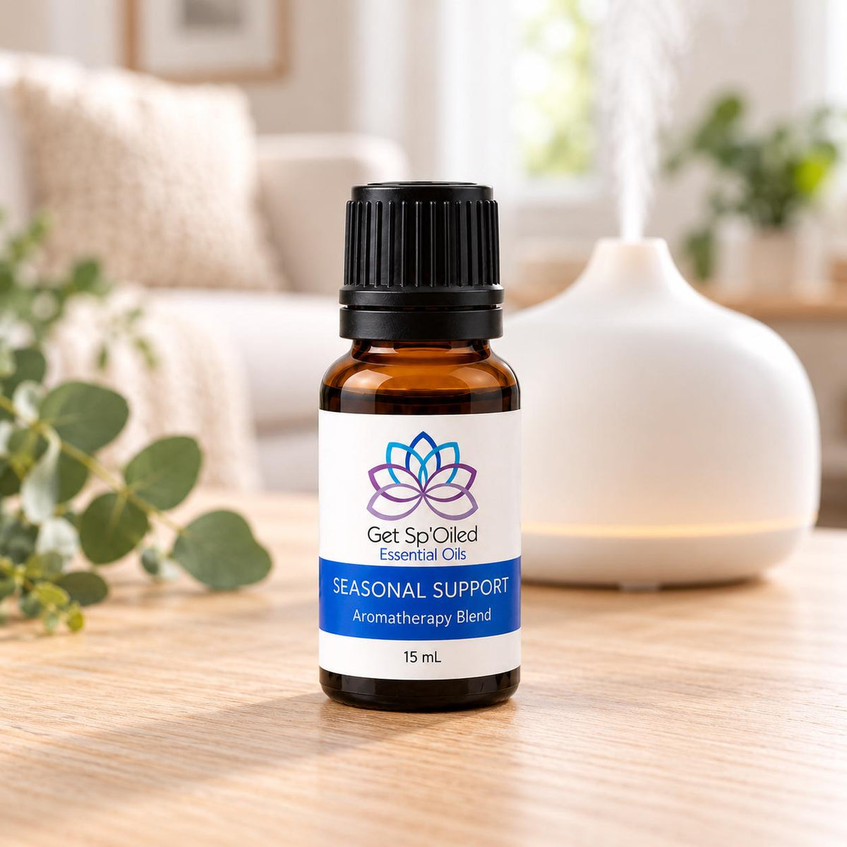 Get Seasonal Support Essential Oil Diffuser Blend