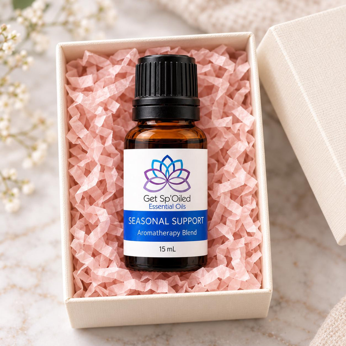 Get Seasonal Support Essential Oil Diffuser Blend