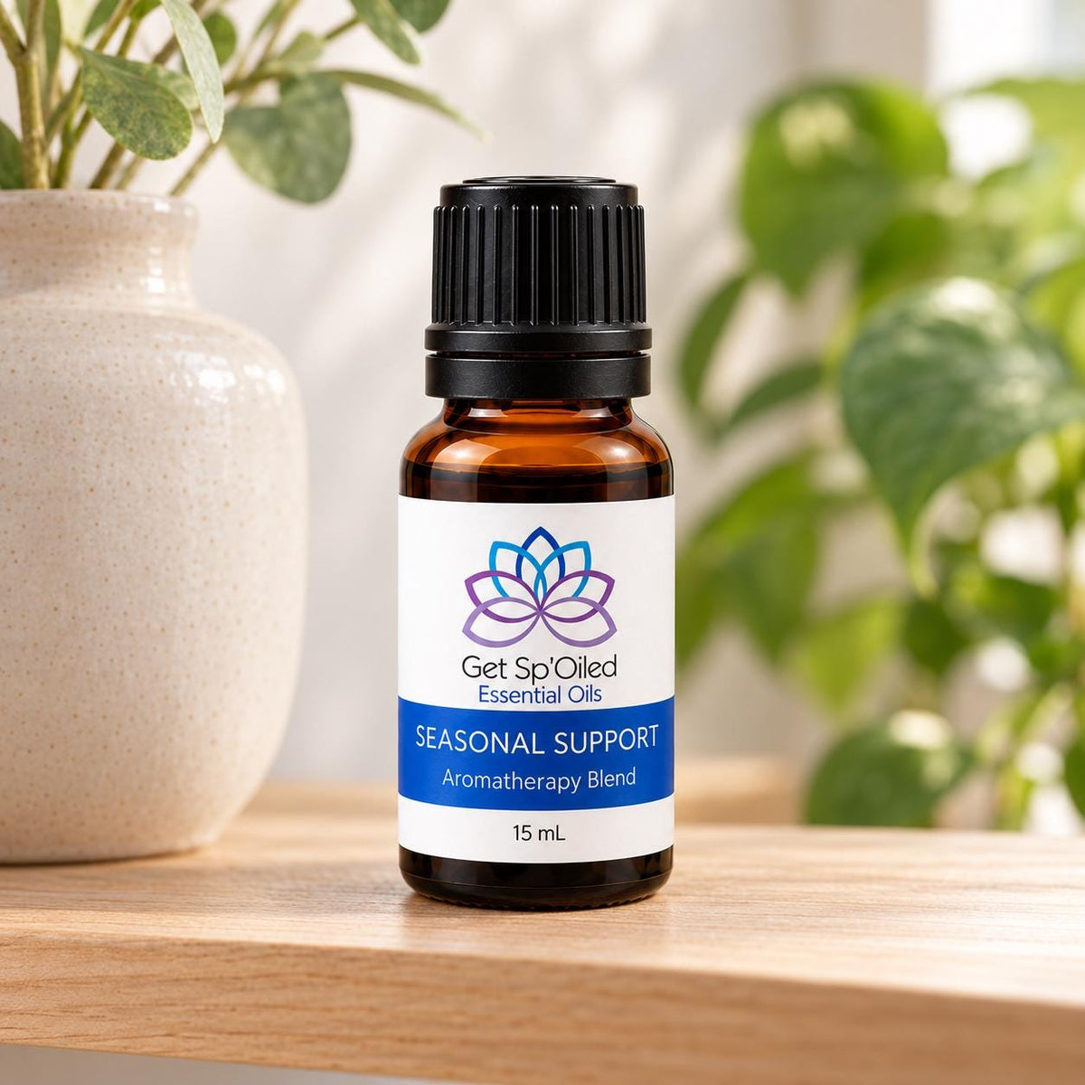 Get Seasonal Support Essential Oil Diffuser & Roll-On Kit