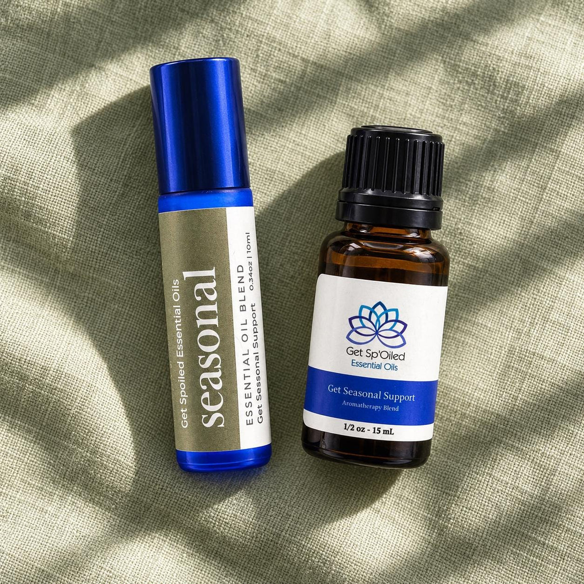 Get Seasonal Support Essential Oil Diffuser & Roll-On Kit