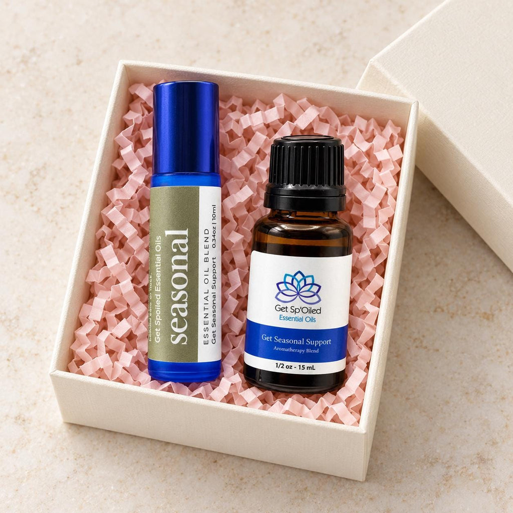 Get Seasonal Support Essential Oil Diffuser & Roll-On Kit