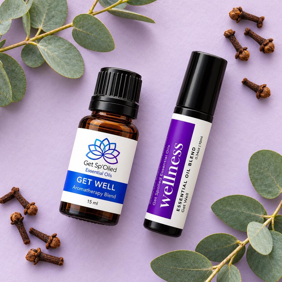 Fall Wellness Essential Oil Diffuser & Roll-On Gift Set