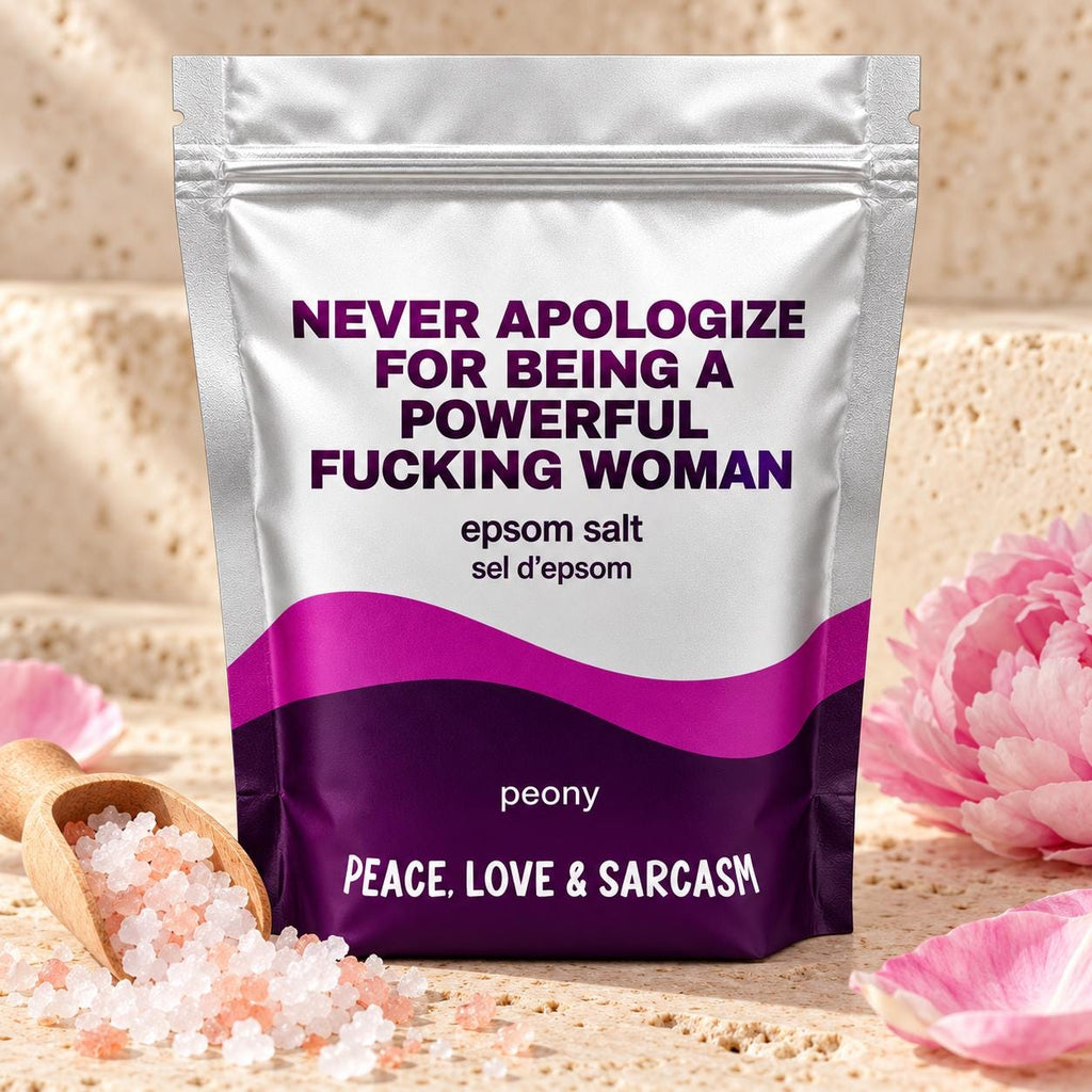 Never Apologize Epsom Salt Bath Soak – Peony