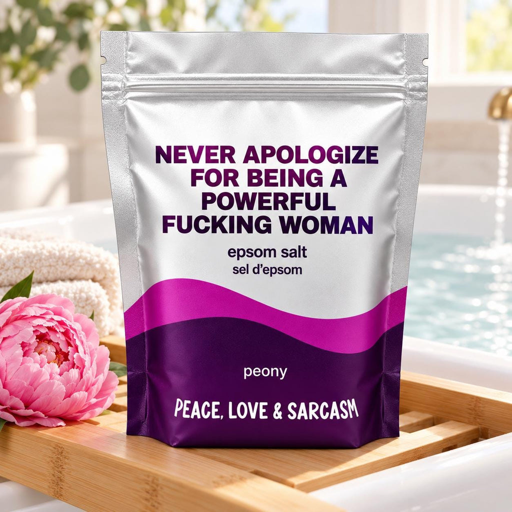 Never Apologize Epsom Salt Bath Soak – Peony