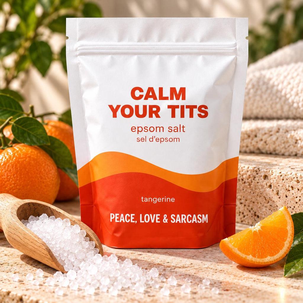Calm Your Tits Epsom Salt Bath Soak – Tangerine