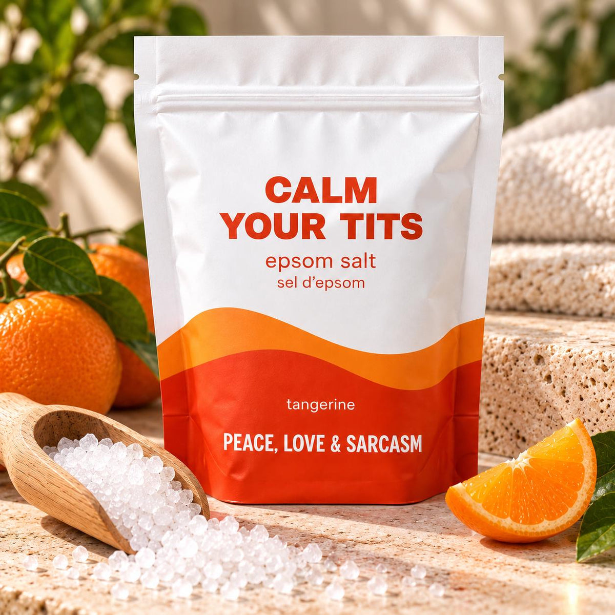 Calm Your Tits Epsom Salt Bath Soak – Tangerine