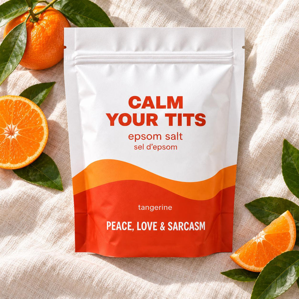 Calm Your Tits Epsom Salt Bath Soak – Tangerine