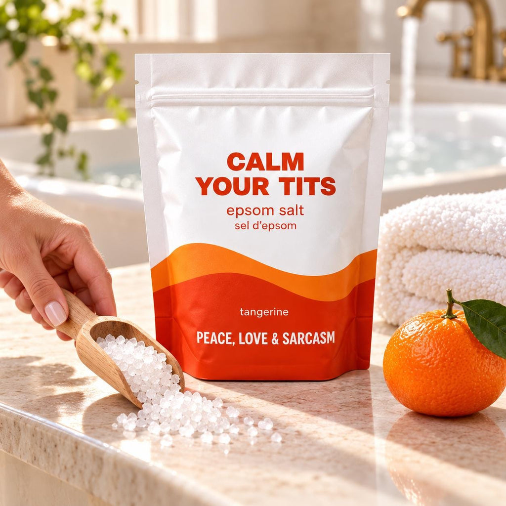 Calm Your Tits Epsom Salt Bath Soak – Tangerine