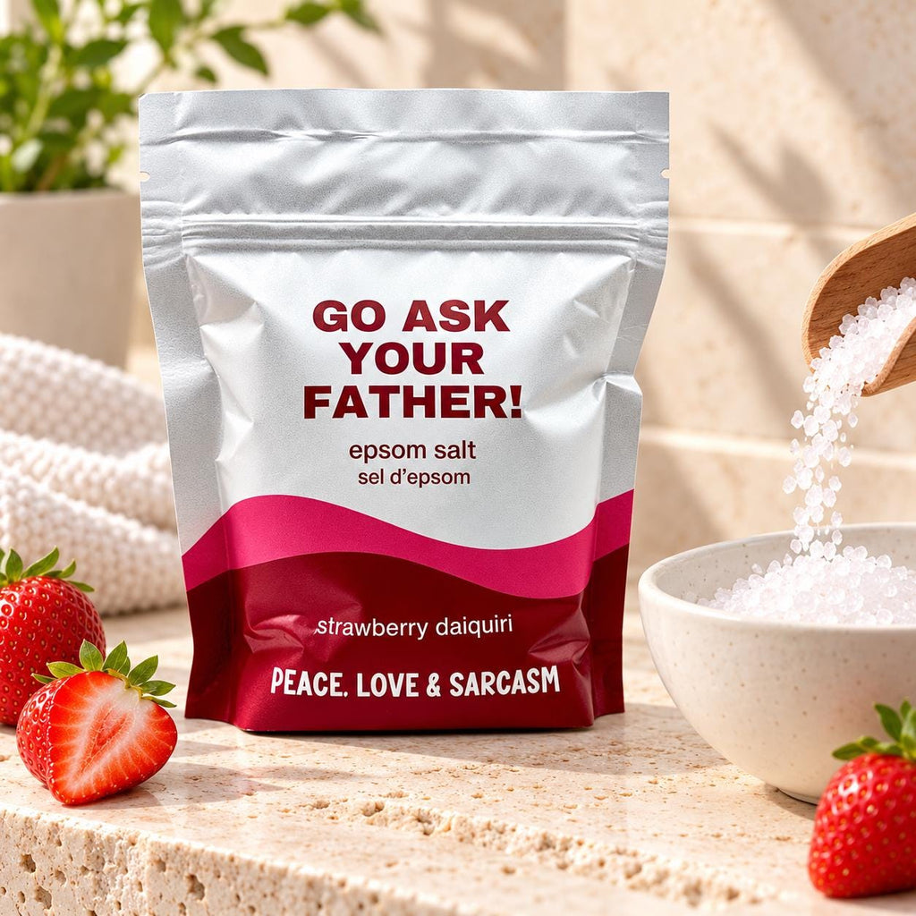 Go Ask Your Father Epsom Salt Bath Soak – Strawberry Daiquiri