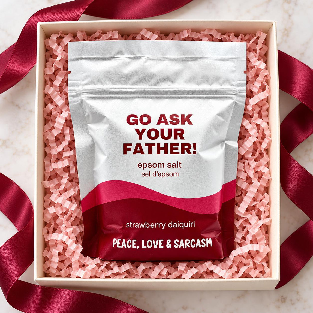 Go Ask Your Father Epsom Salt Bath Soak – Strawberry Daiquiri