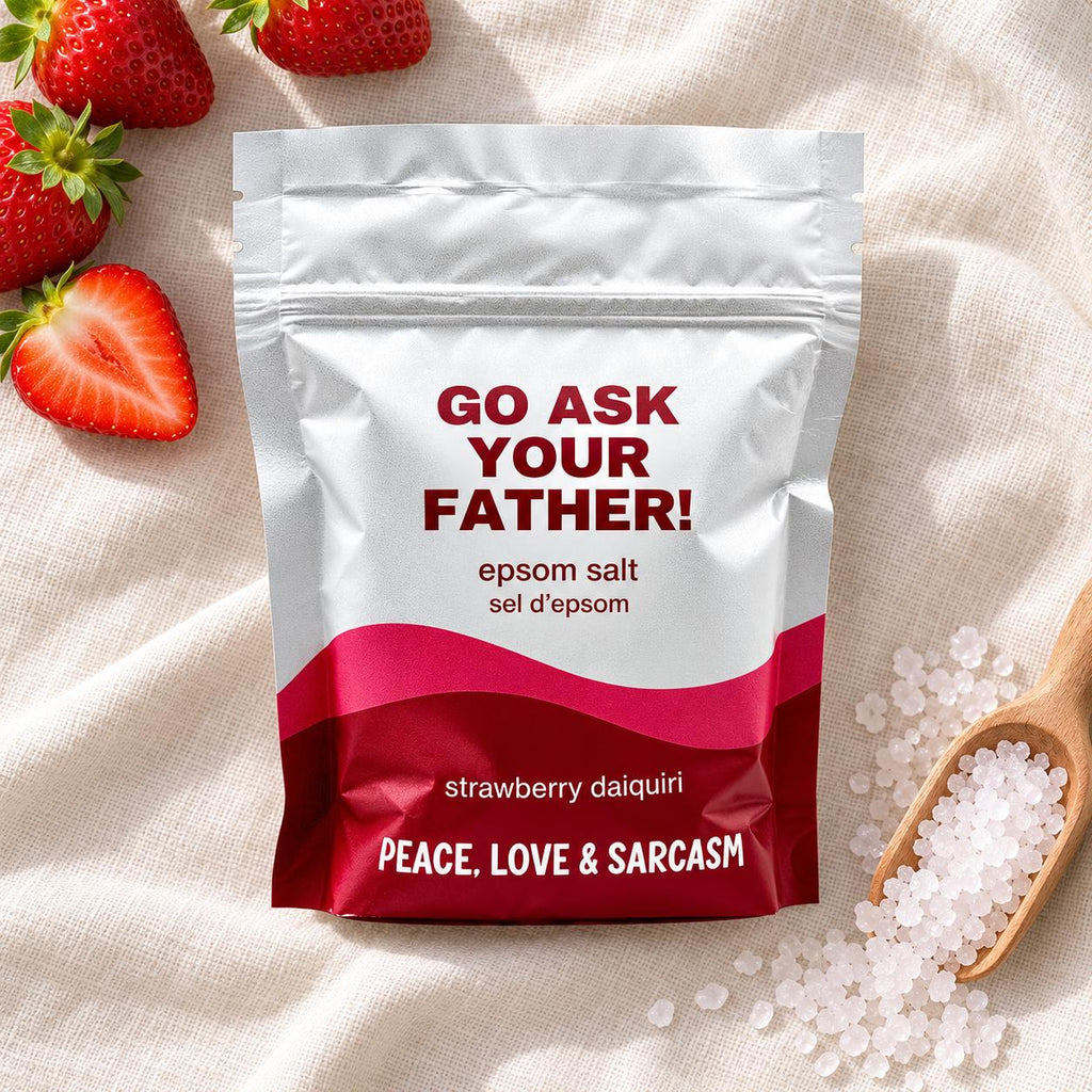 Go Ask Your Father Epsom Salt Bath Soak – Strawberry Daiquiri