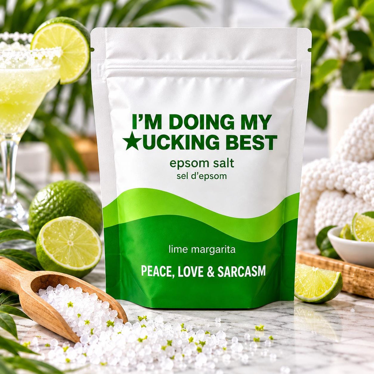 Doing My Best Epsom Salt Bath Soak – Lime Margarita