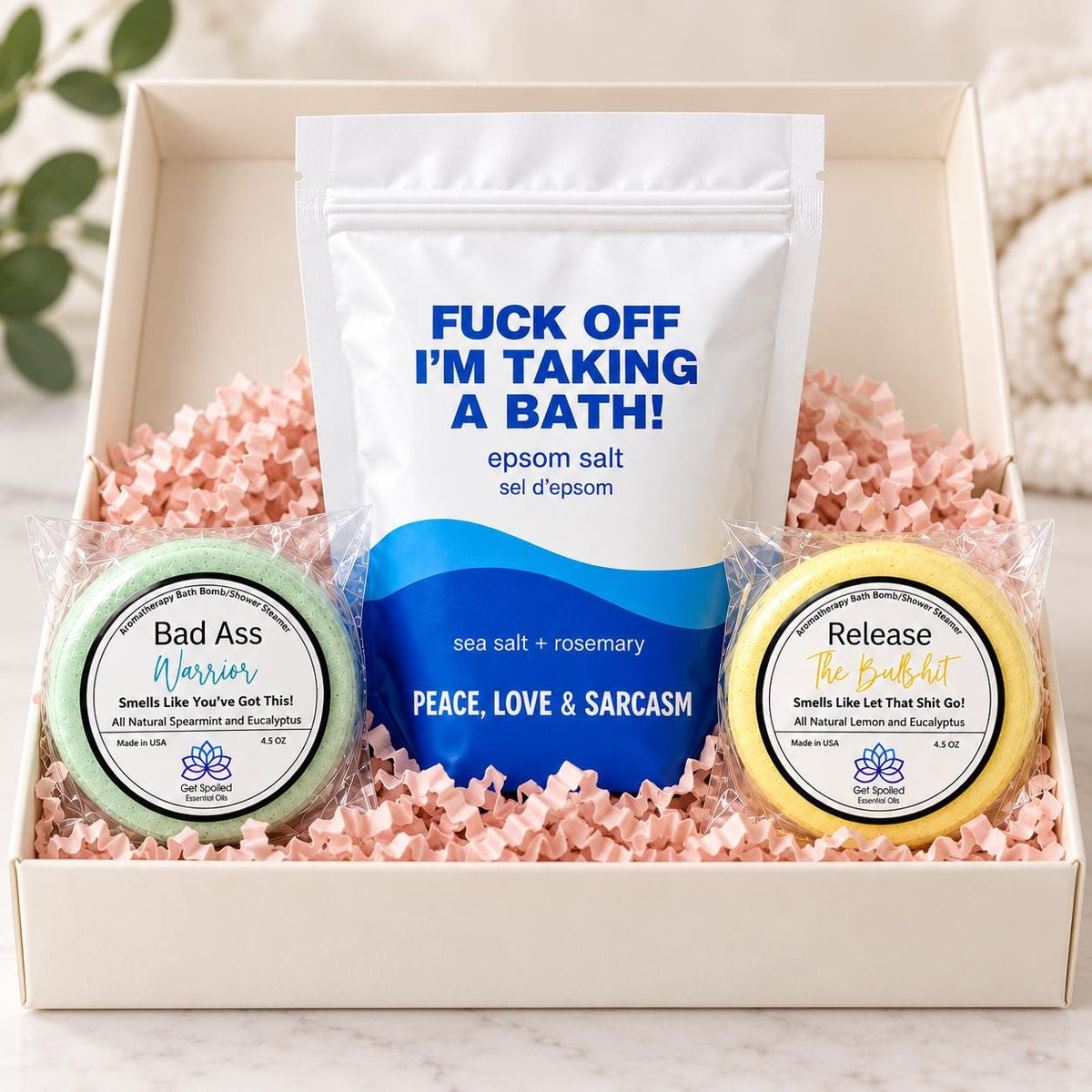 F Off I'm Taking a Bath Gift Set