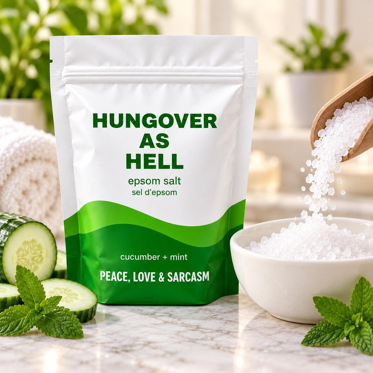 Hungover As Hell Bath Gift Set