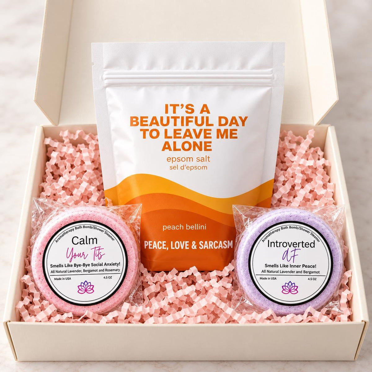 Beautiful Day to Leave Me Alone Bath Gift Set