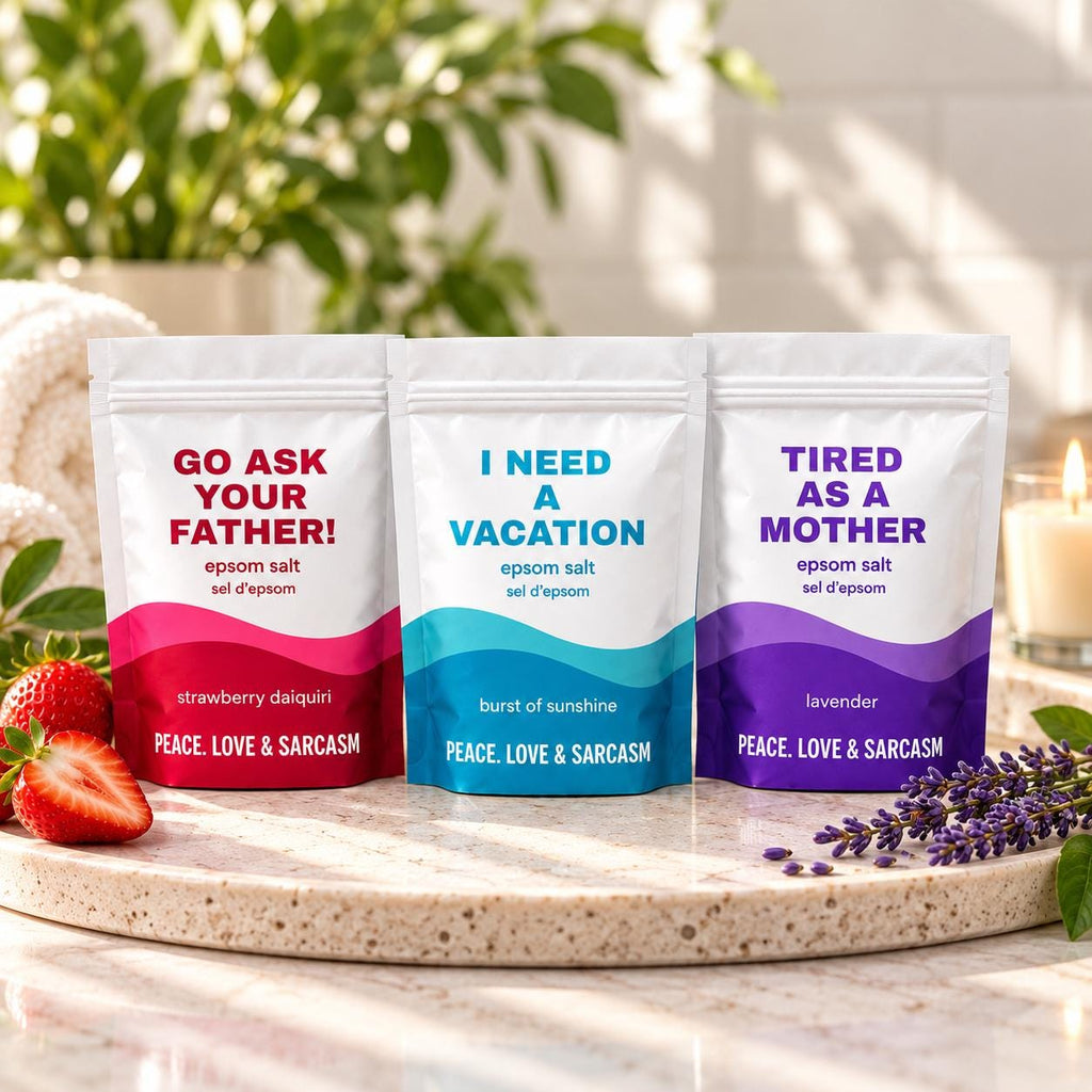 Mom's Time-Out Epsom Salt Gift Set – Three Bath Soaks