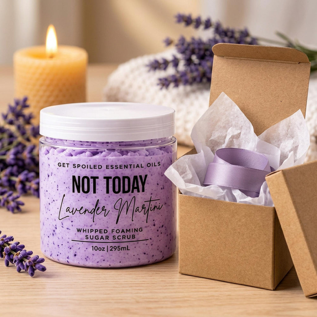 Not Today Whipped Foaming Sugar Scrub – Lavender Martini
