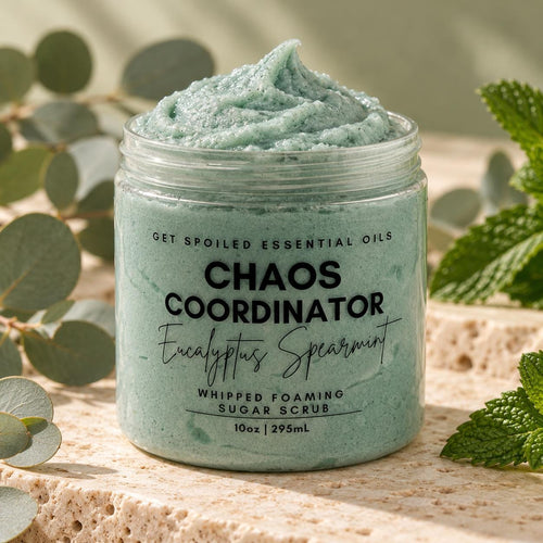 Chaos Coordinator Whipped Foaming Sugar Scrub in Eucalyptus Spearmint