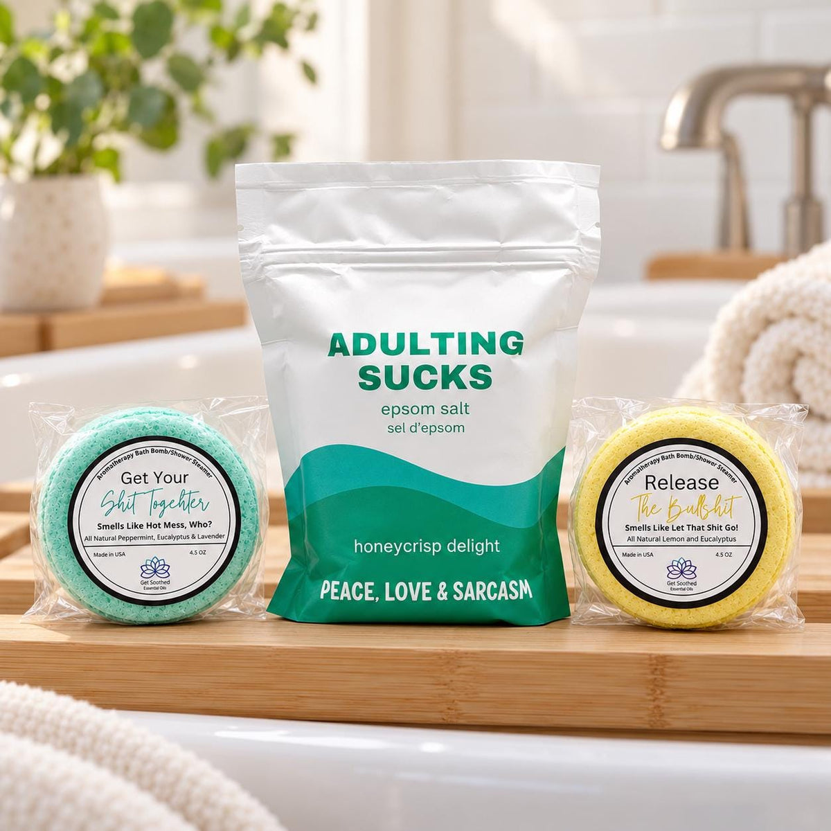 Adulting Sucks Bath Gift Set