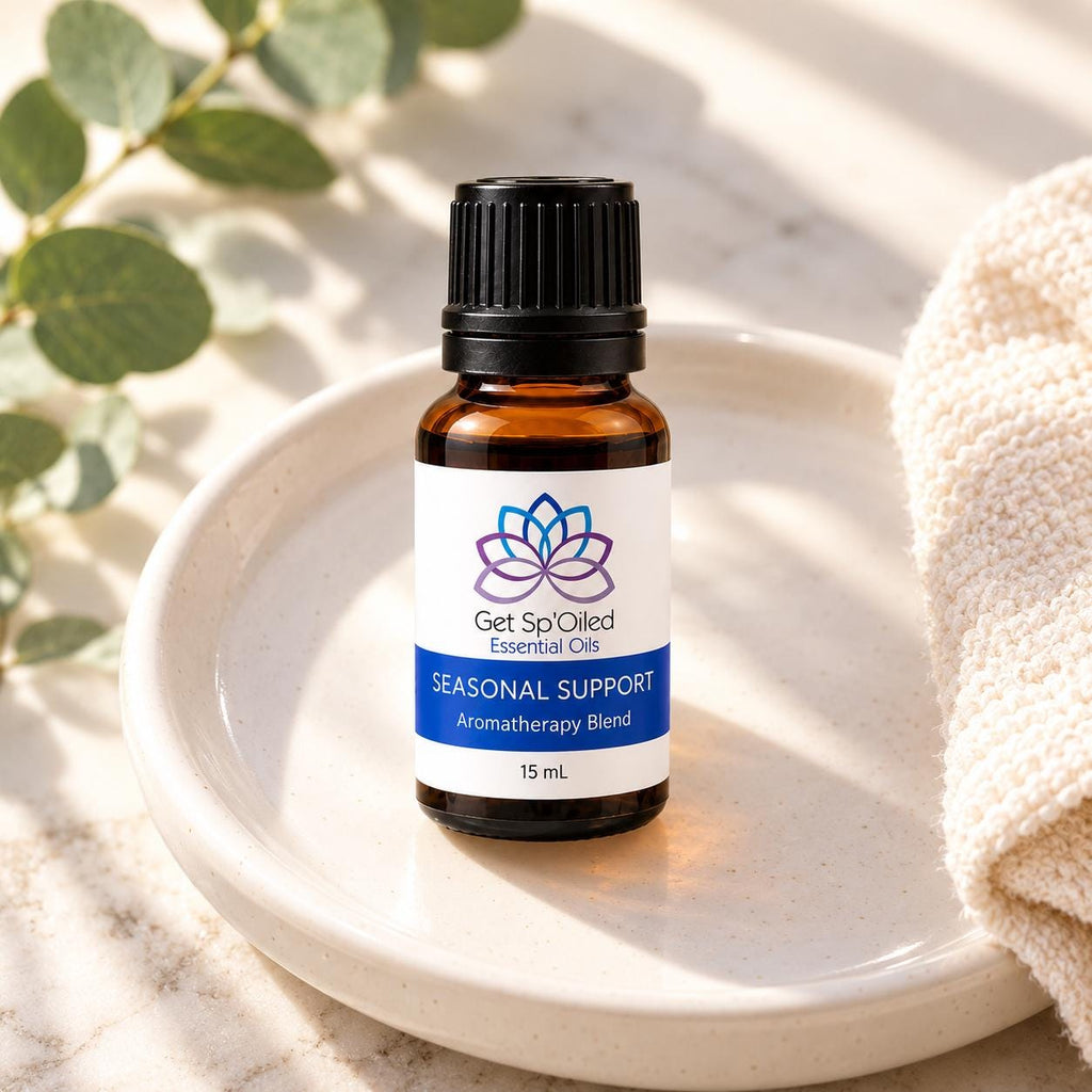 Get Seasonal Support Essential Oil Diffuser & Roll-On Kit