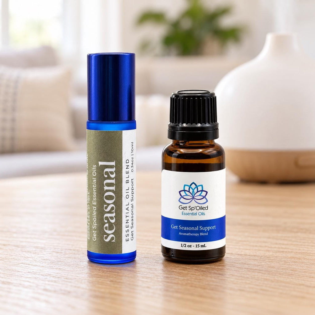 Get Seasonal Support Essential Oil Diffuser & Roll-On Kit