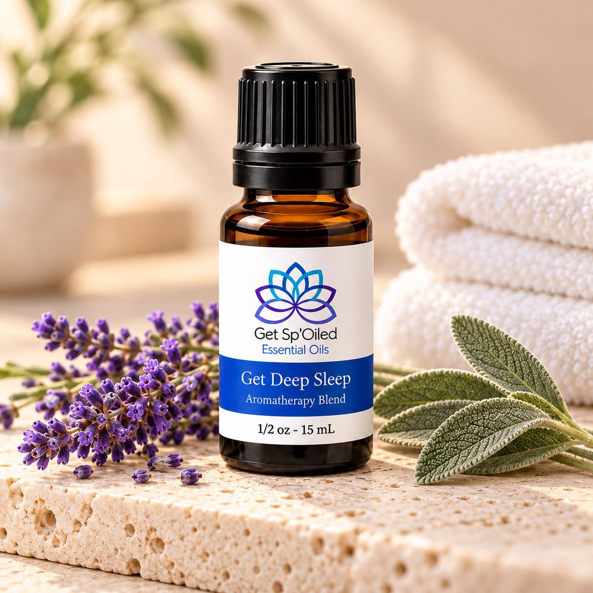 Deep Sleep Essential Oil Diffuser & Roll-On Set
