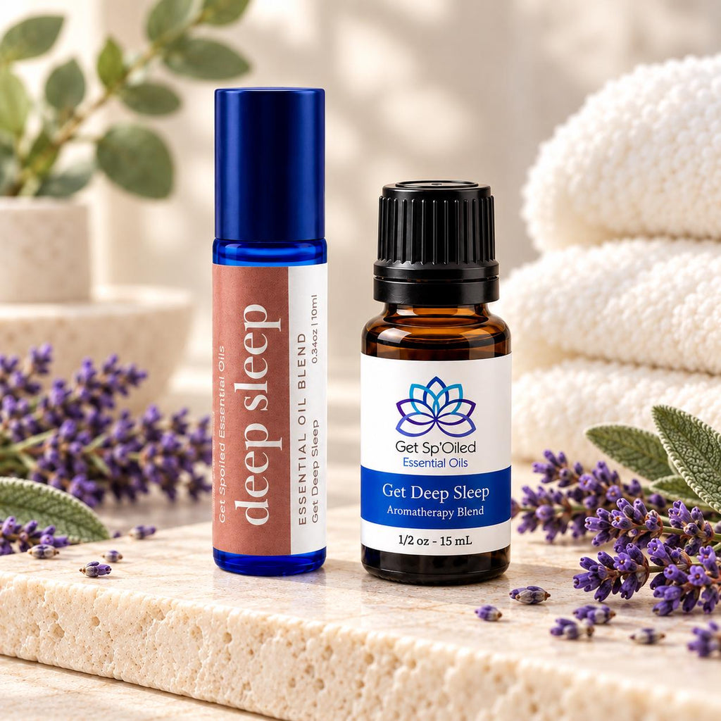 Deep Sleep Essential Oil Diffuser & Roll-On Set
