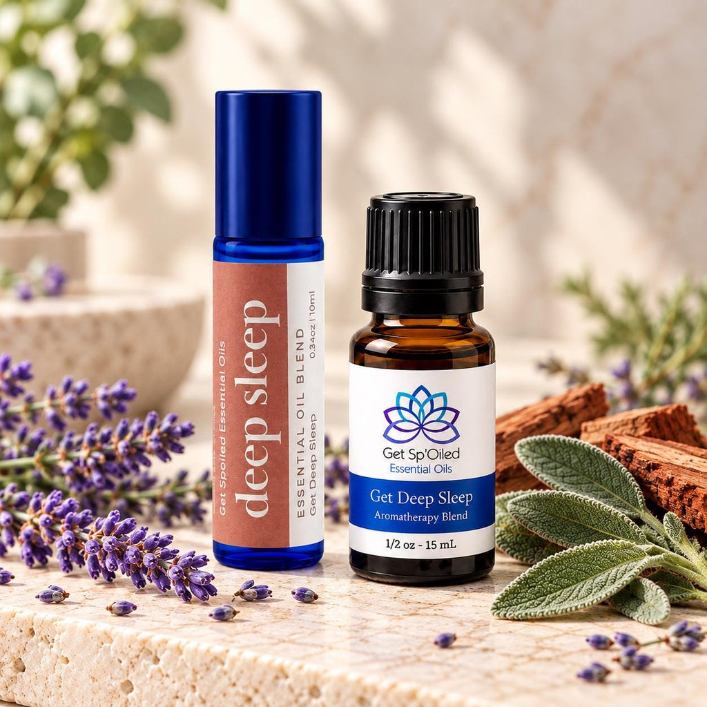 Deep Sleep Essential Oil Diffuser & Roll-On Set