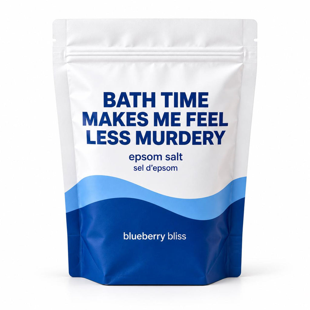 Less Murdery Epsom Salt Bath Soak – Blueberry Bliss