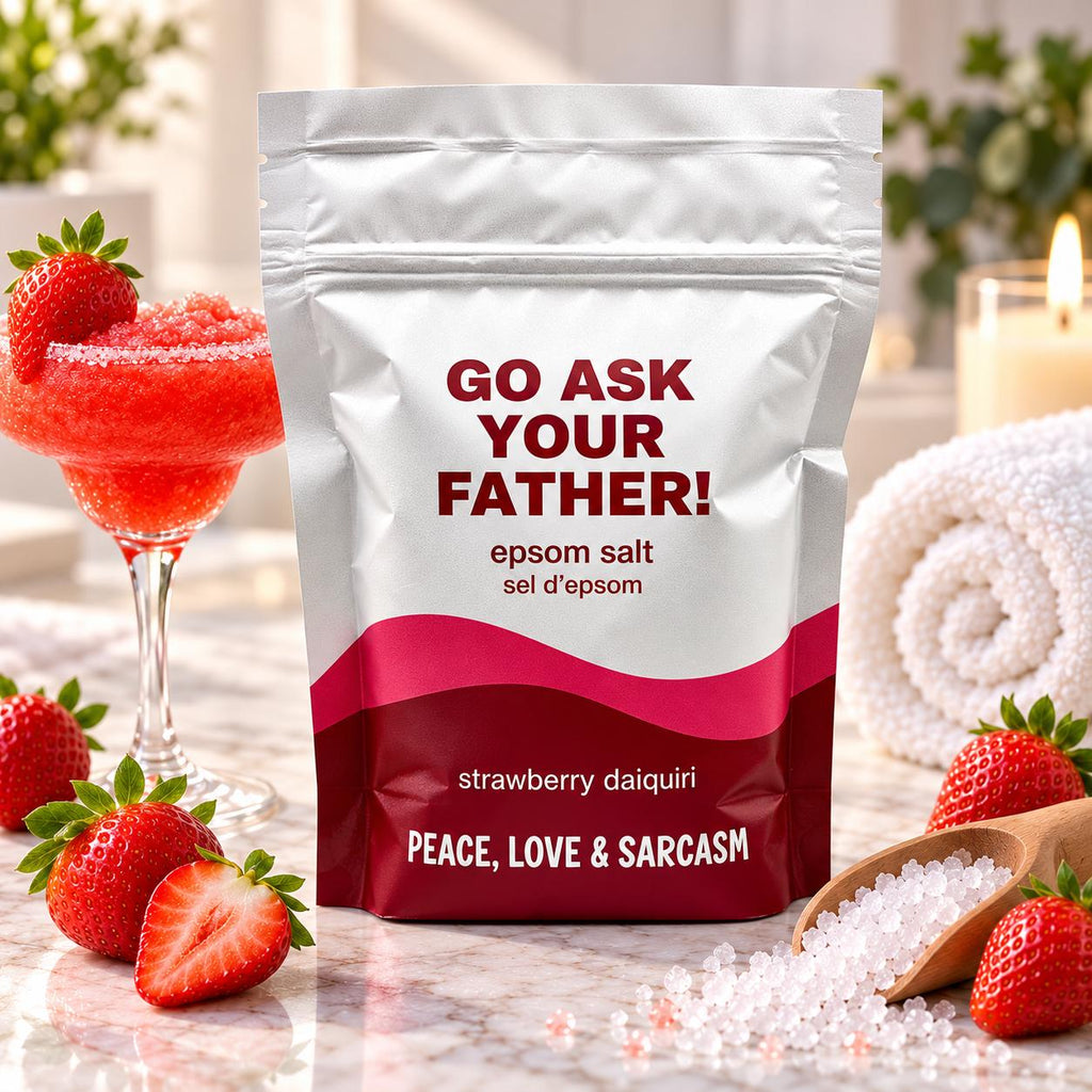 Go Ask Your Father Epsom Salt Bath Soak – Strawberry Daiquiri