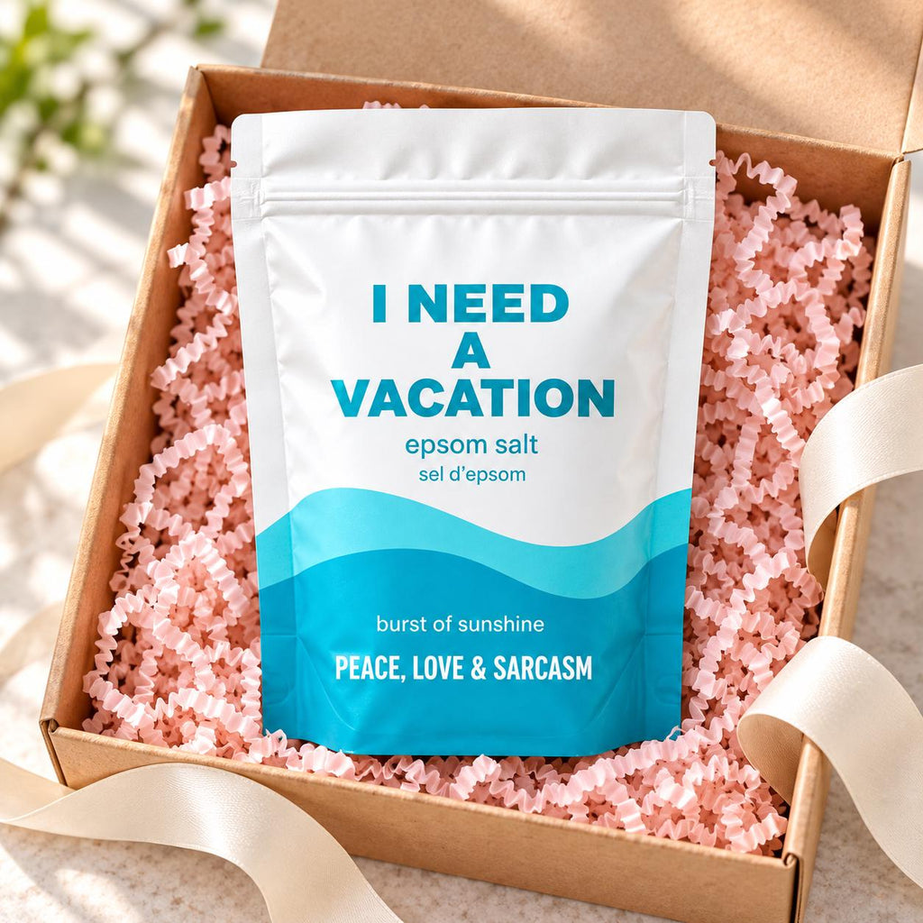 I Need a Vacation Epsom Salt Bath Soak – Burst of Sunshine