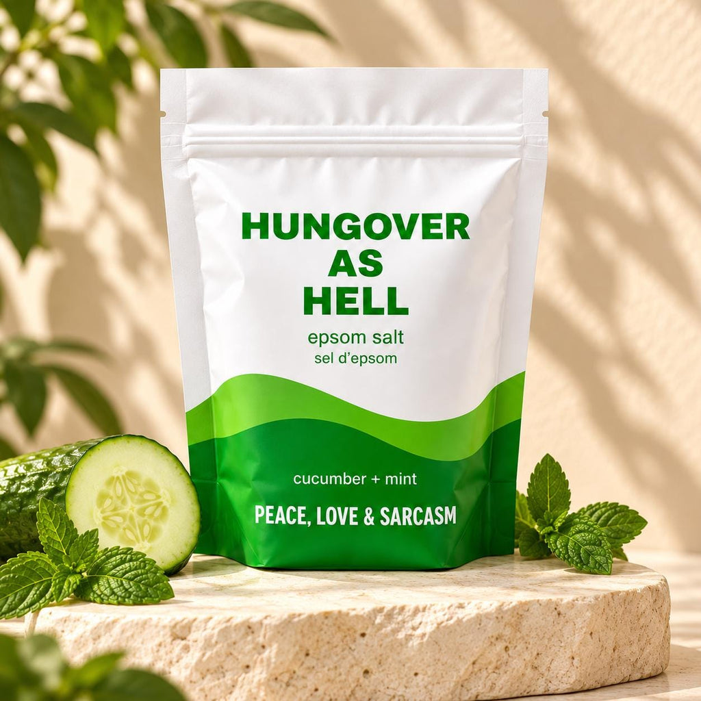 Hungover As Hell Bath Gift Set