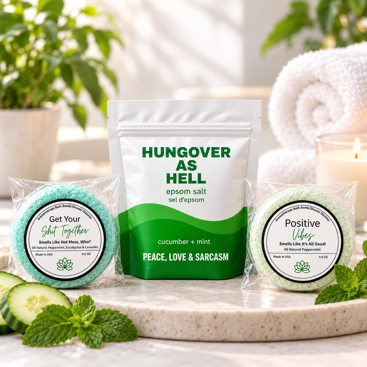 Hungover As Hell Bath Gift Set