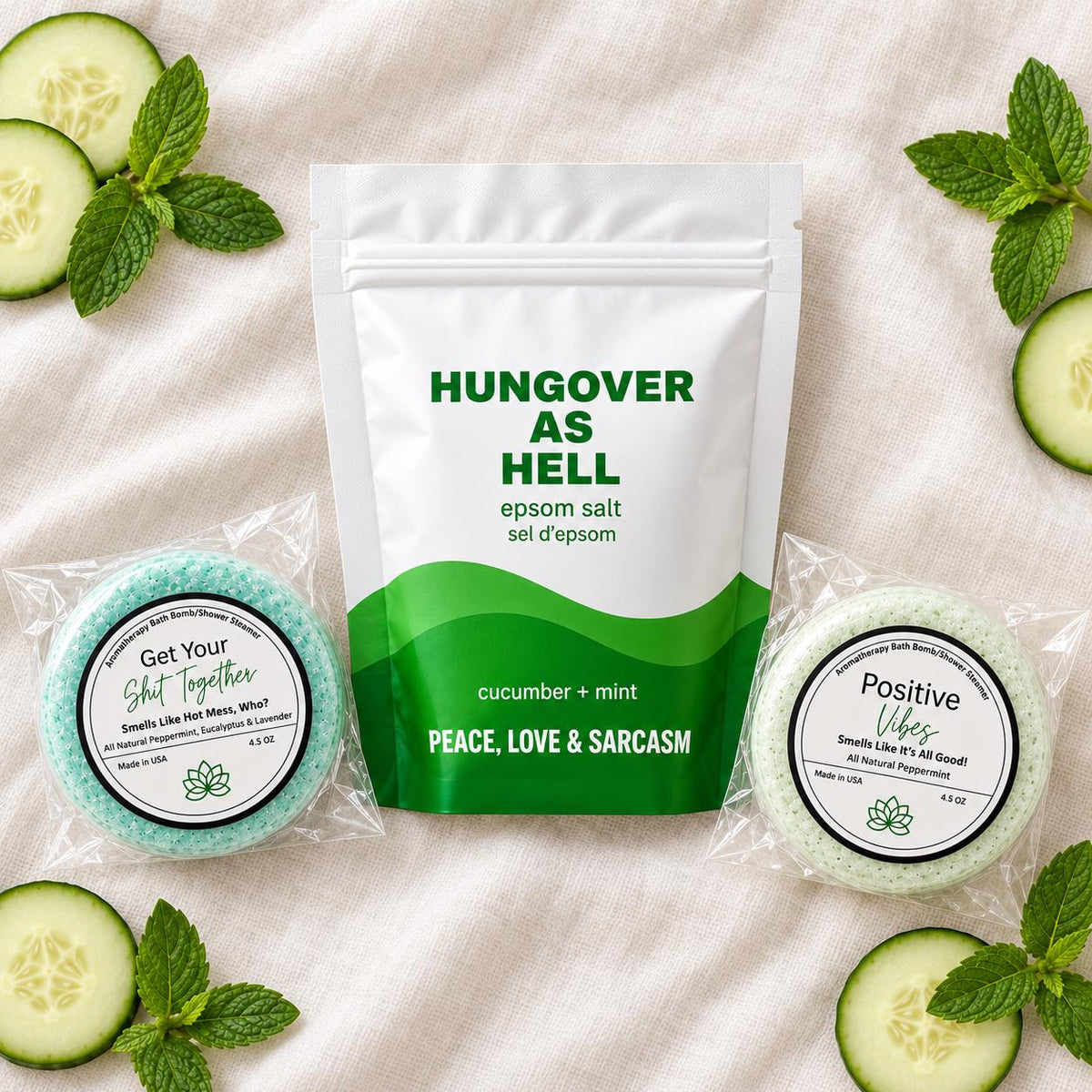 Hungover As Hell Bath Gift Set