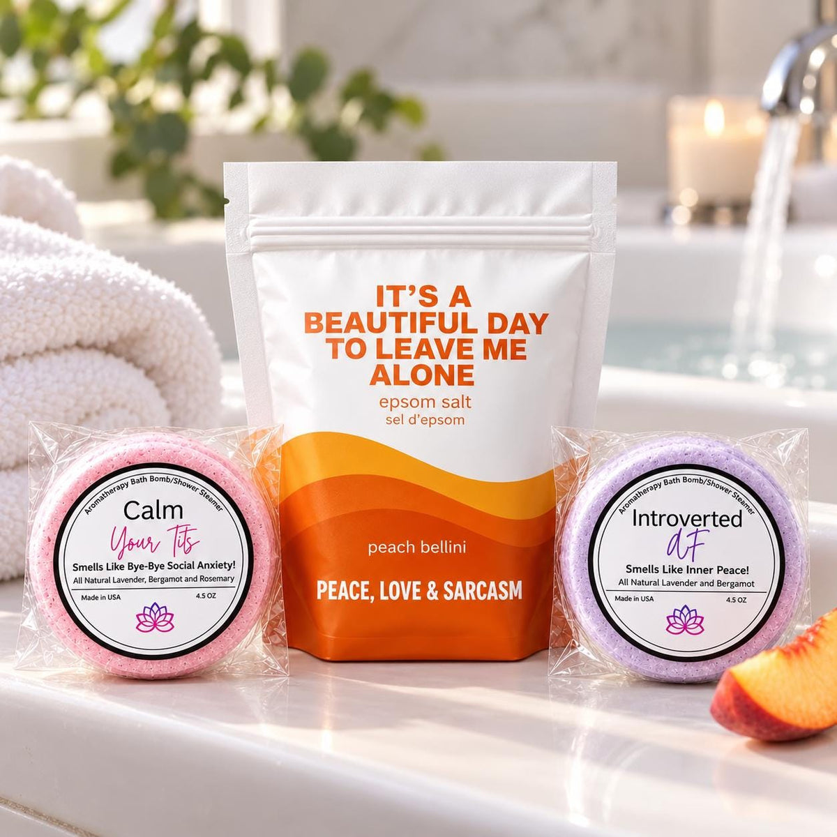 Beautiful Day to Leave Me Alone Bath Gift Set