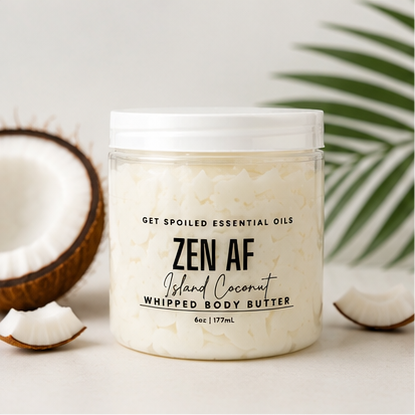 Zen AF Island Coconut Whipped Body Butter