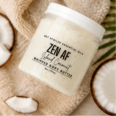 Zen AF Island Coconut Whipped Body Butter