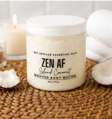 Zen AF Island Coconut Whipped Body Butter