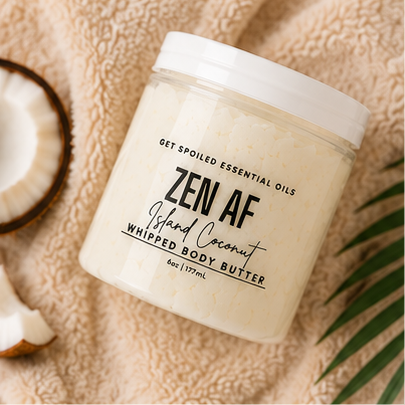 Zen AF Island Coconut Whipped Body Butter