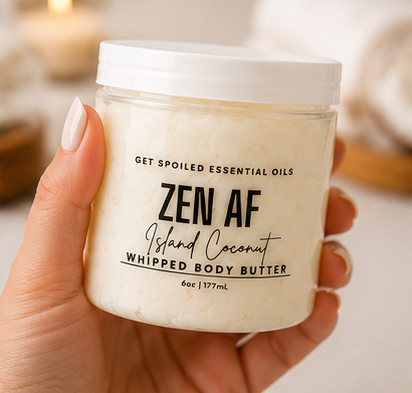 Zen AF Island Coconut Whipped Body Butter