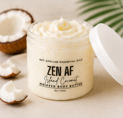 Zen AF Island Coconut Whipped Body Butter